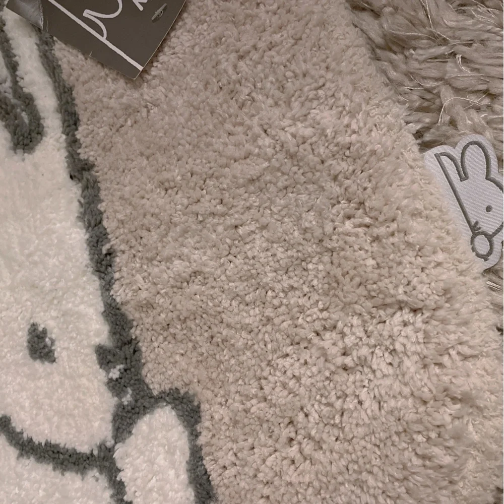 NWT miffy Interior Multi-mat Square Chair bath lag rug grey